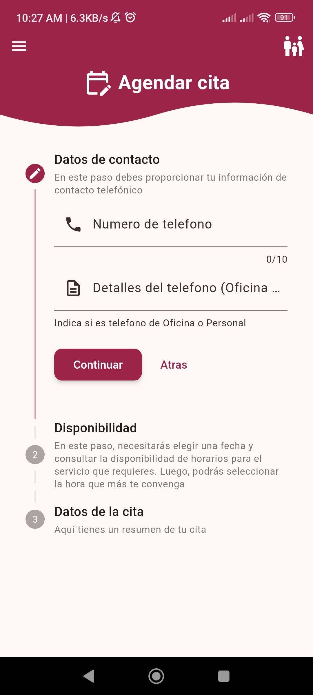 Mobile App ISSET — screen 6